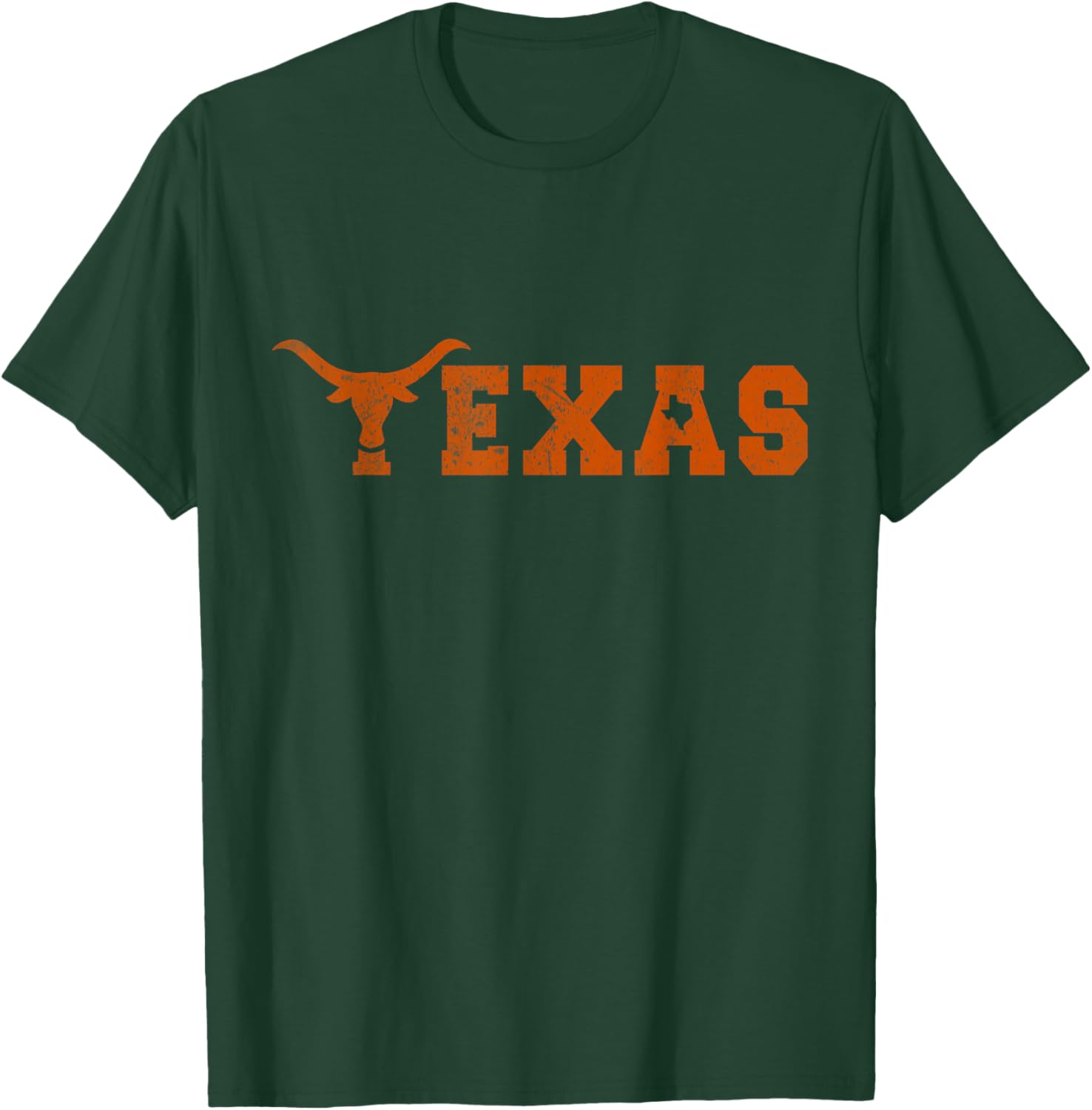 Texas Pride Distressed Vintage T-Shirt - T-Shirt | Forest