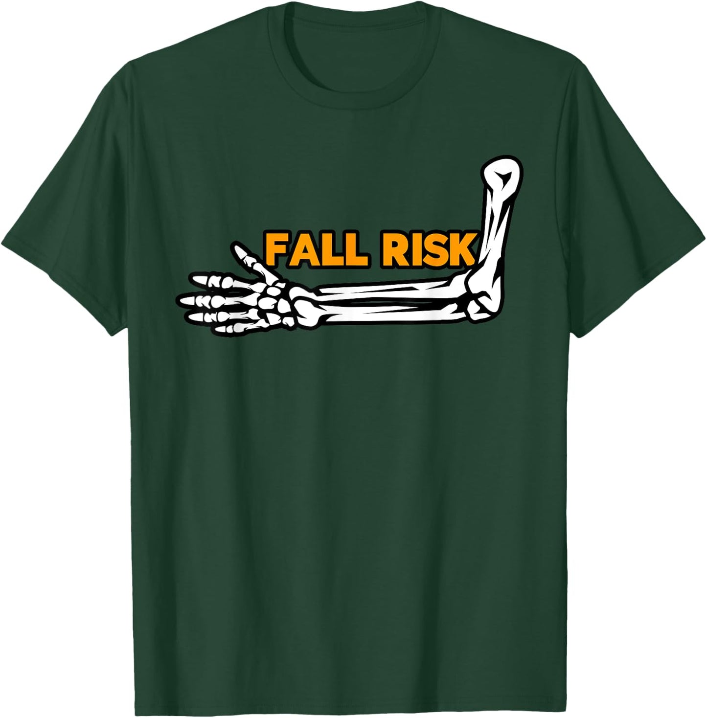 Fall Risk Funny Mountain Bike T-Shirt - T-Shirt | Forest