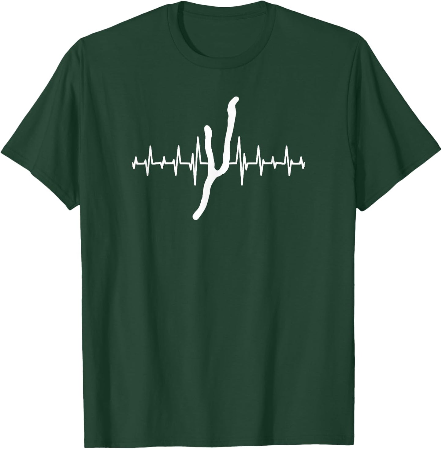 Heartbeat Keuka Lake - Finger Lakes Gifts - Lake Life T-Shirt - T-Shirt | Forest