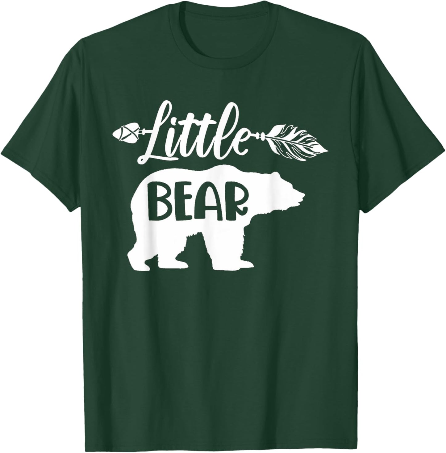 Funny Little Bear Family Matching Kid Men Women Gifts T-Shirt - T-Shirt | Forest