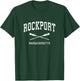 Rockport Massachusetts Vintage Nautical Paddles Sports Oars T-Shirt - T-Shirt | Forest