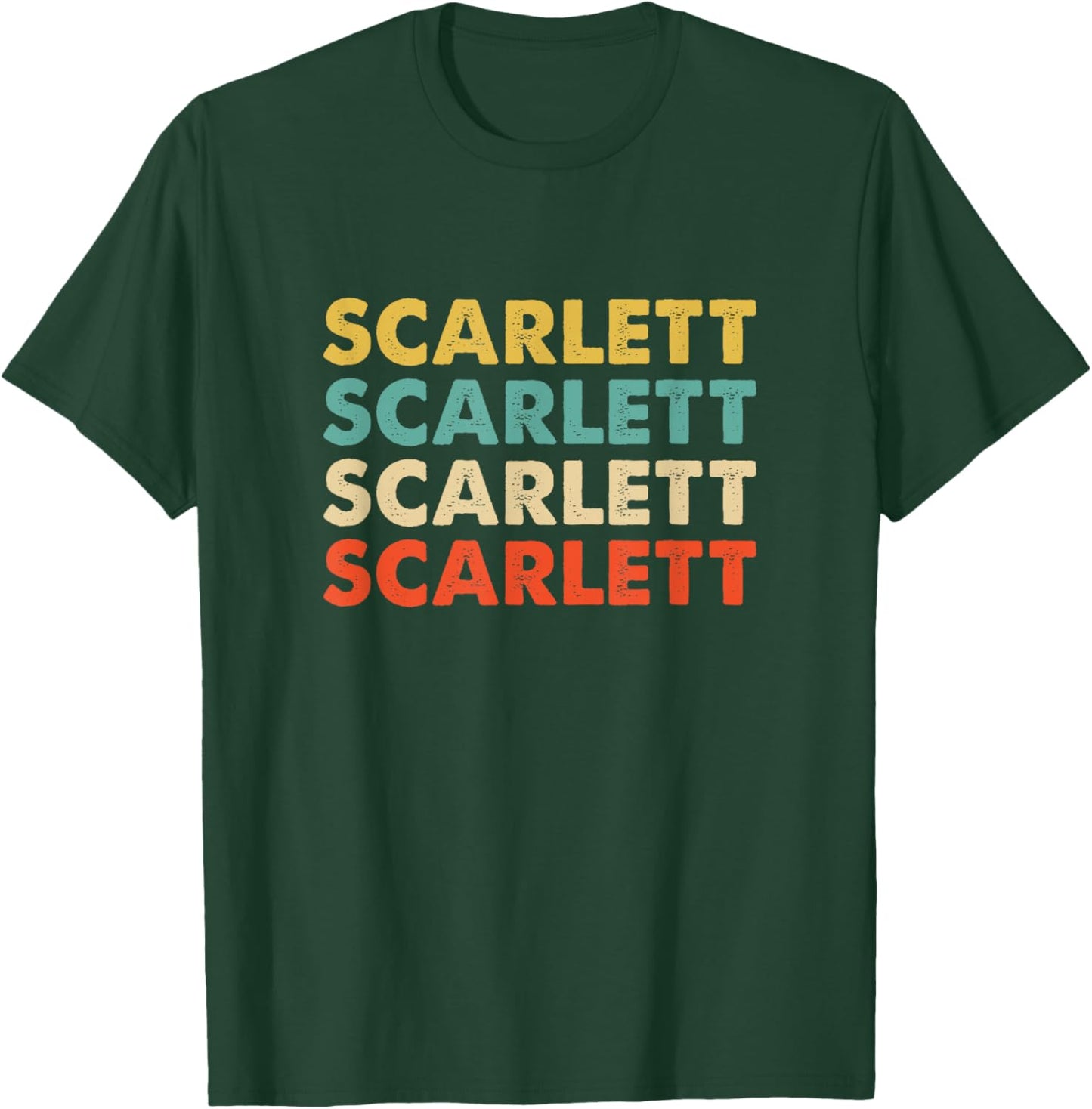 Scarlett Name T-Shirt - T-Shirt | Forest