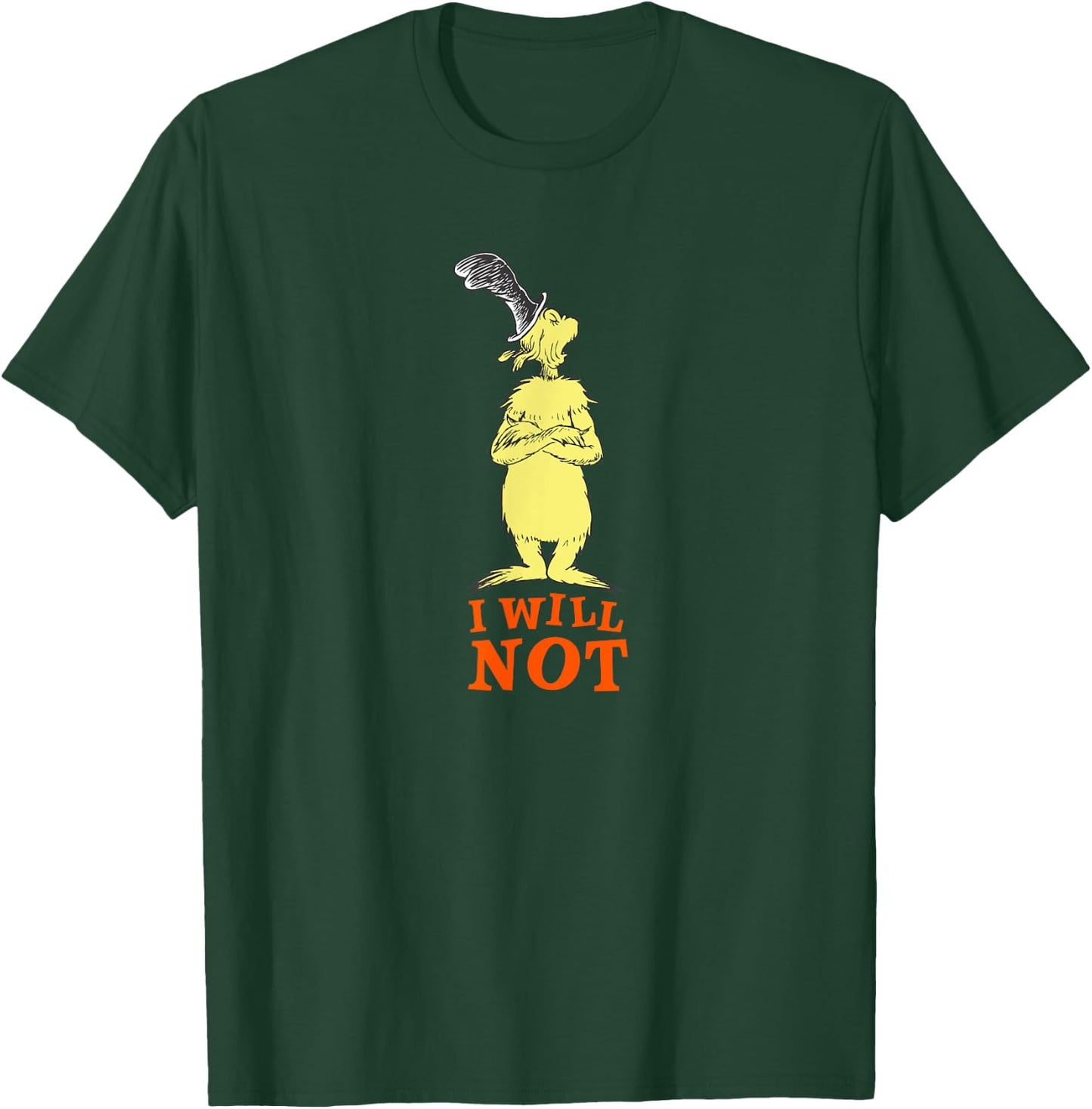 Dr. Seuss Green Eggs and Ham "I Will Not" T-Shirt - T-Shirt | Forest