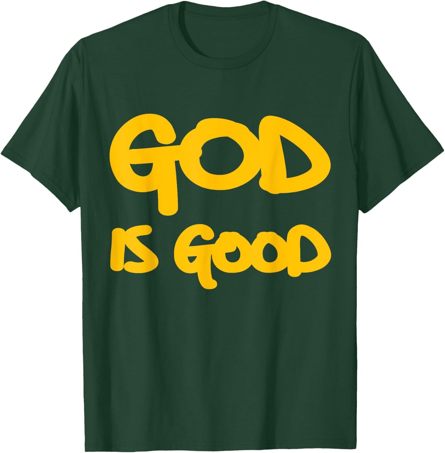 God is Good Yellow Christian Shirt T-Shirt - T-Shirt | Forest