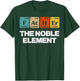 Fathers Day Father Noble Element Periodic Science Dad Papa T-Shirt - T-Shirt | Forest