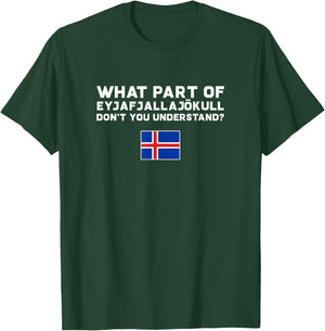 Funny Volcano Iceland T-Shirt - T-Shirt | Forest