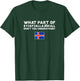 Funny Volcano Iceland T-Shirt - T-Shirt | Forest