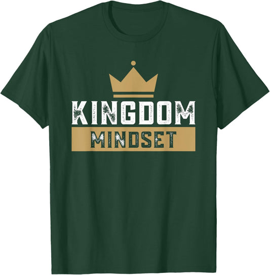 Kingdom Mindset See the Crowned King Jesus T-Shirt - T-Shirt | Forest