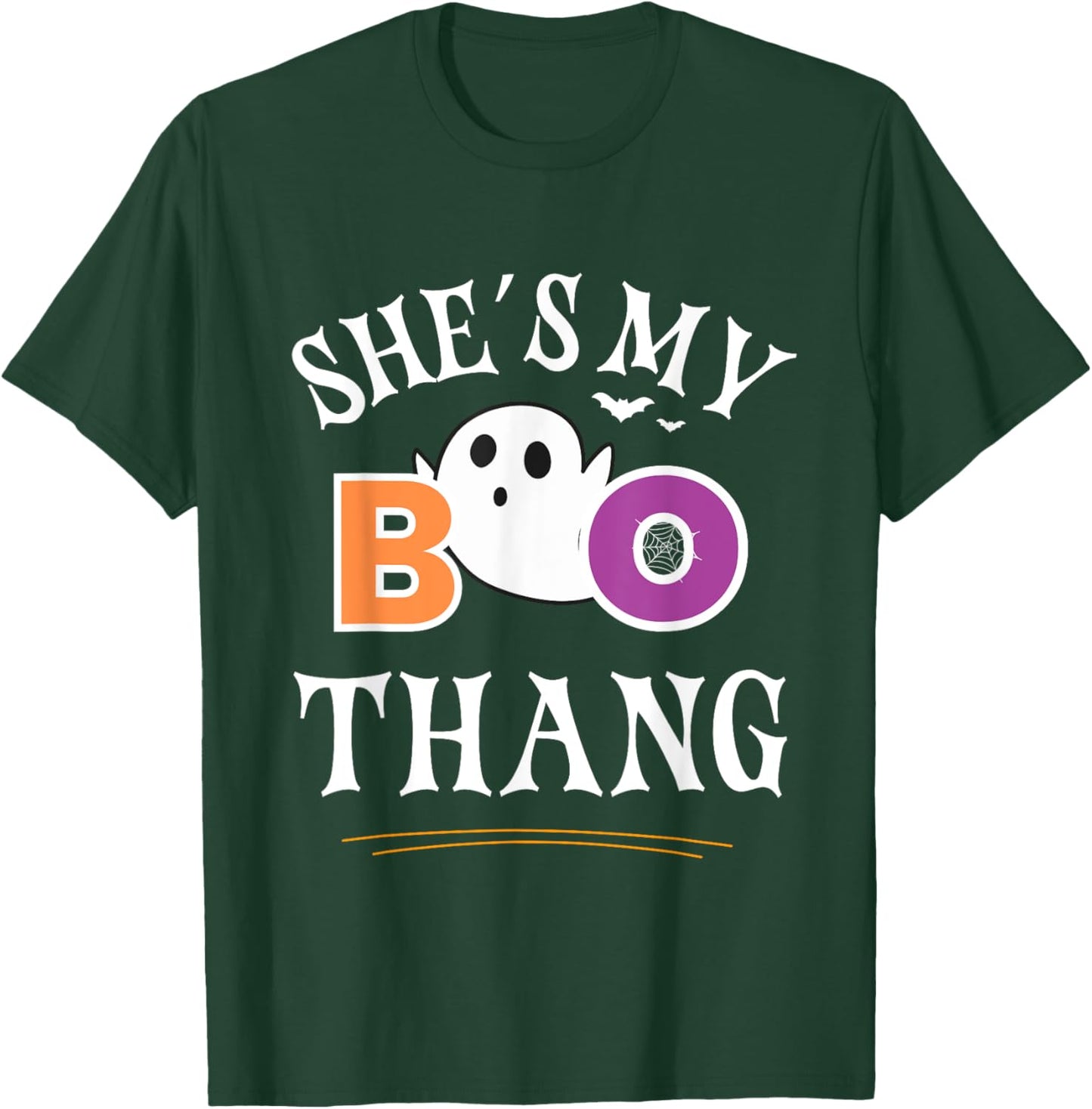 She's My Boo Thang Funny Ghost Couples Halloween Costume T-Shirt - T-Shirt | Forest