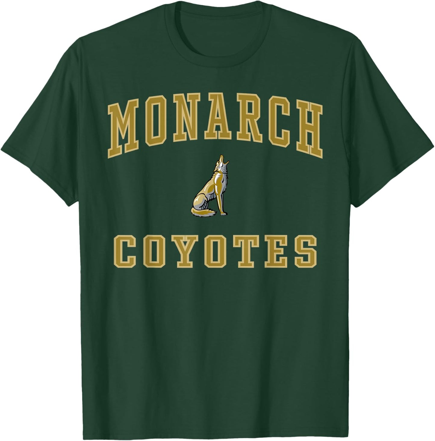 Monarch High School Coyotes C1 T-Shirt - T-Shirt | Forest