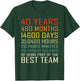 Best Team Vintage Work Anniversary 40 Years Employee T-Shirt - T-Shirt | Forest