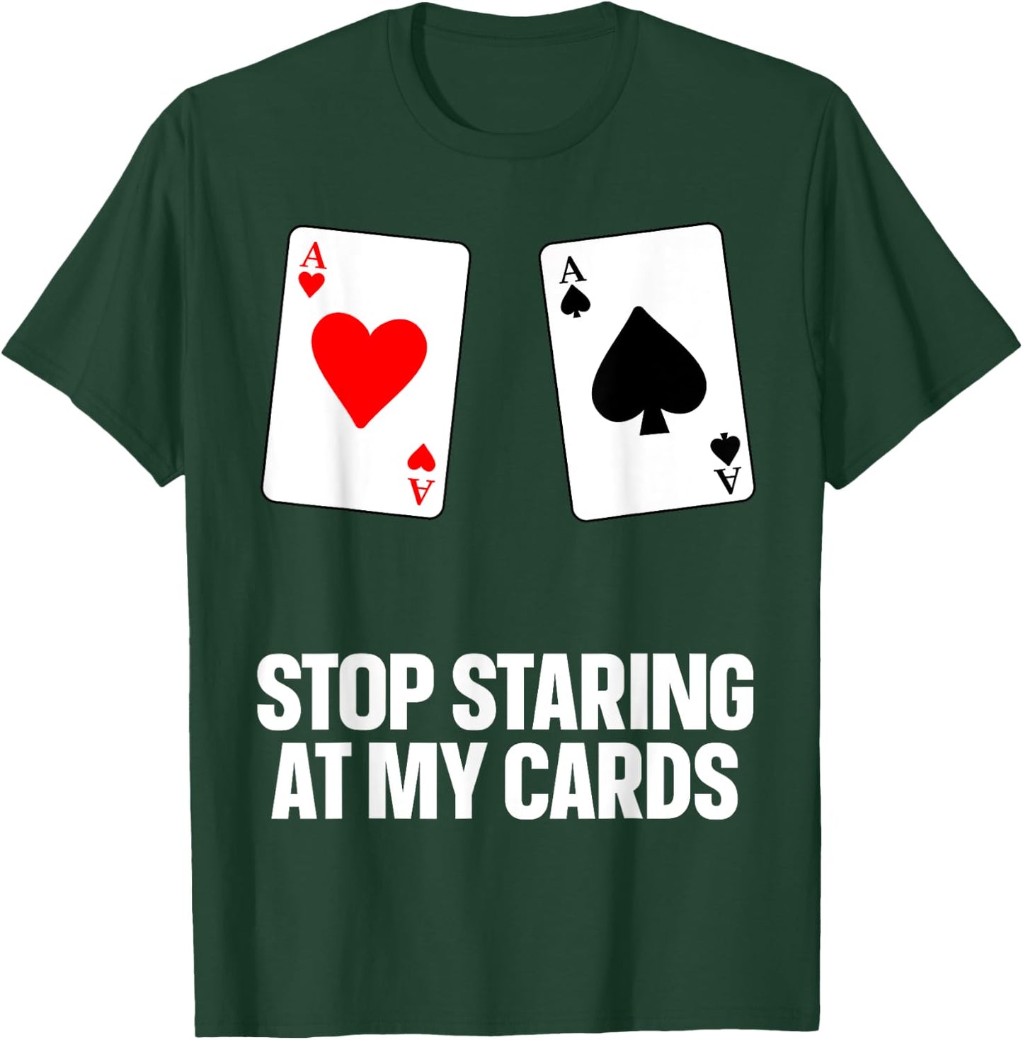 Funny Poker Design Women Poker Lover Poker Player T-Shirt - T-Shirt | Forest