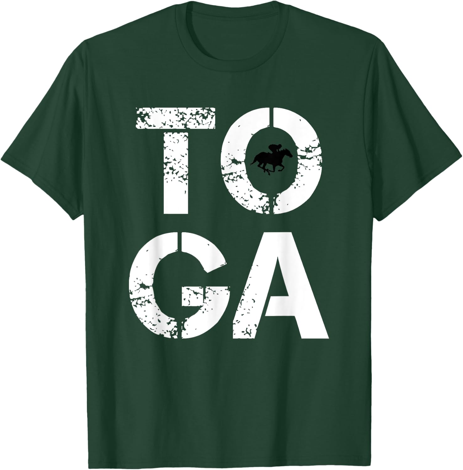 Toga Saratoga Springs Upstate New York Horse Racing T-Shirt - T-Shirt | Forest