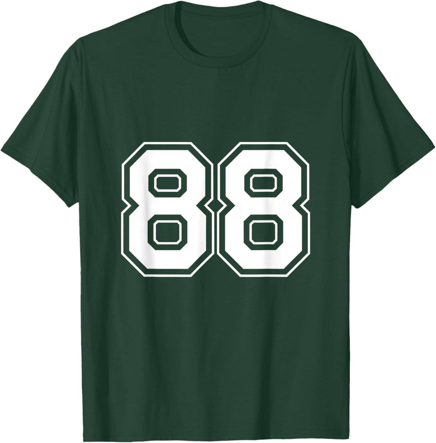 Number 88 T-Shirt - T-Shirt | Forest