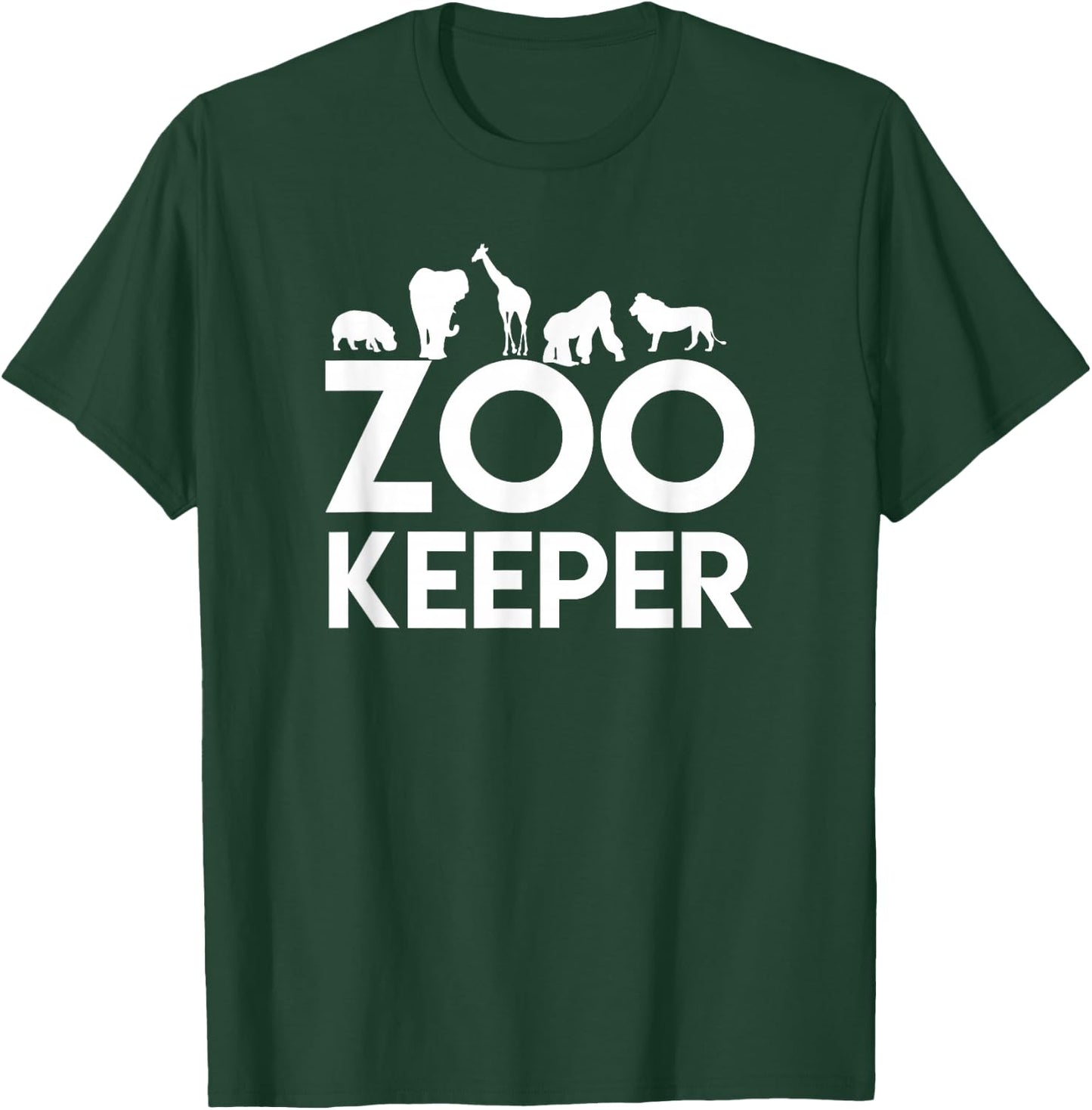 Zookeeper - Zookeeper Gift Animal Lover Zookeeper Outfit T-Shirt - T-Shirt | Forest