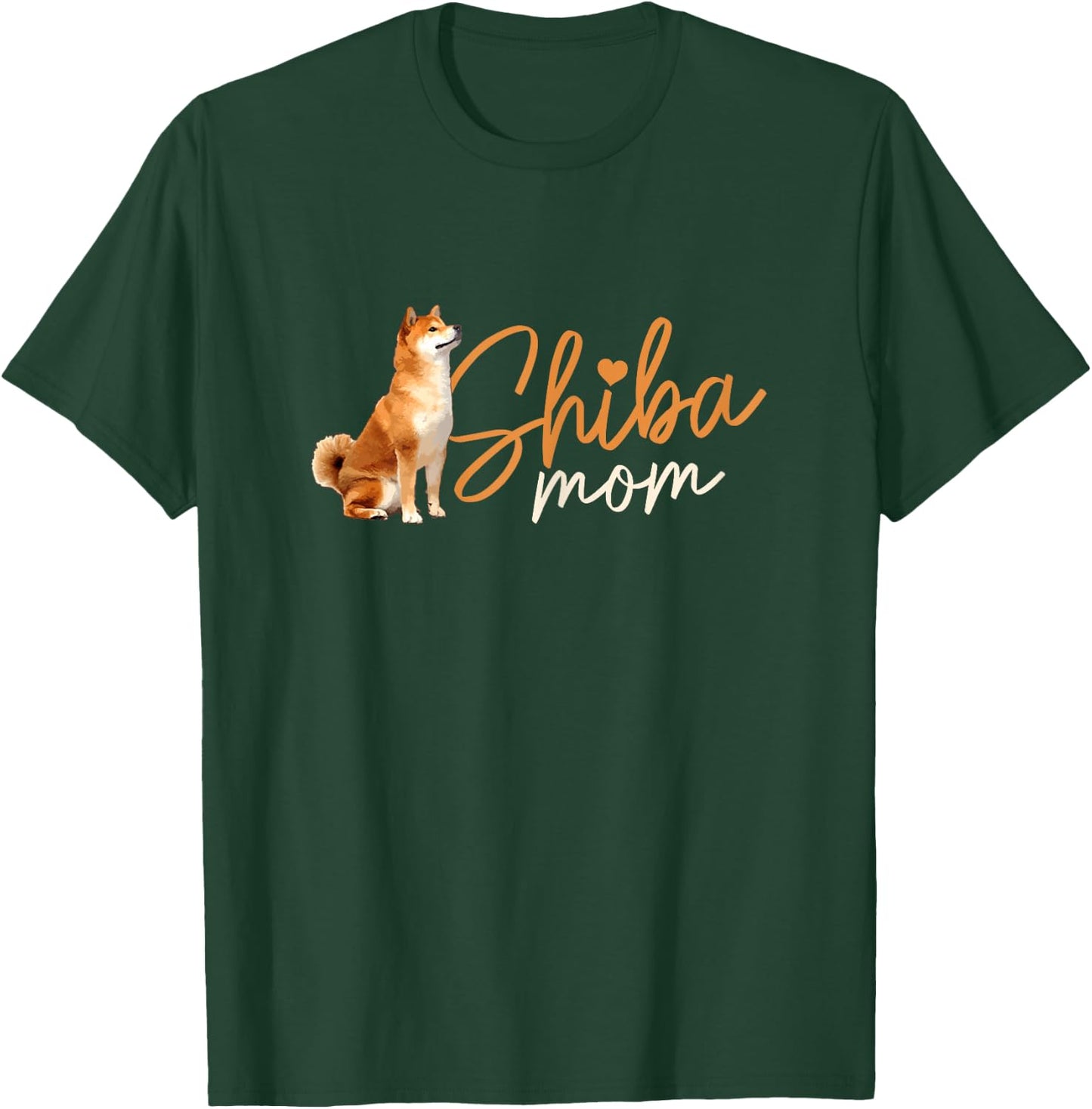 Shiba Mom Funny Cute Dog Shiba Inu Mom Women T-Shirt - T-Shirt | Forest