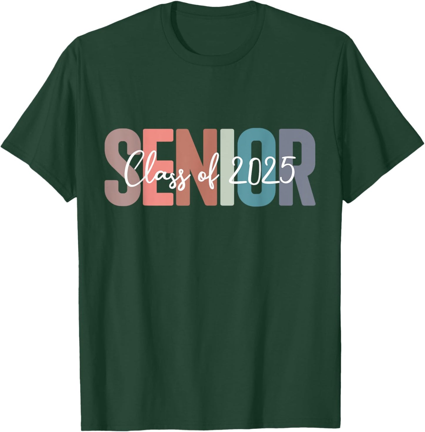 Class of 2025 senior graduation back to school graduate T-Shirt - T-Shirt | Forest