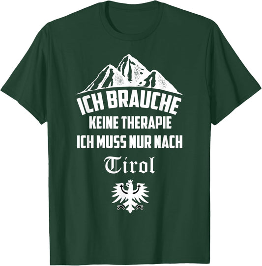 Tyrol with Tyrolean Eagle Coat of Arms T-Shirt - T-Shirt | Forest