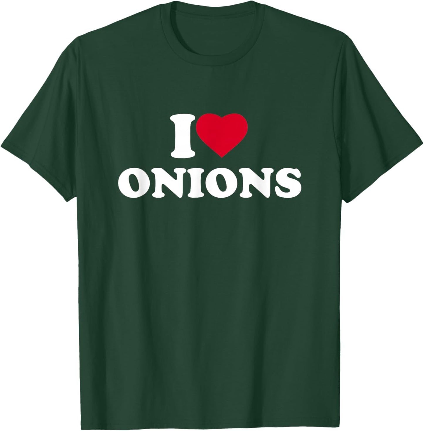 I Love Heart Onions Lover Vegetable Veggie T-Shirt - T-Shirt | Forest