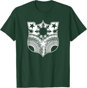 Vintage Tribal Filipino flag shirt - Filipino Heritage T-Shirt - T-Shirt | Forest