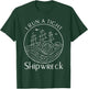 Funny I Run a Tight Shipwreck Husband Wife Mom Dad Boss T-Shirt - T-Shirt | Forest