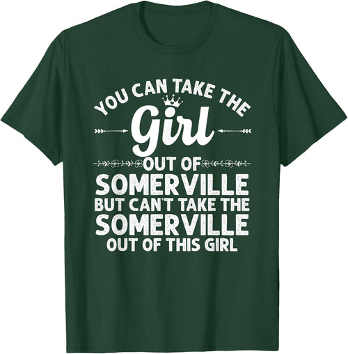Girl Out Of SOMERVILLE MA MASSACHUSETTS Gift Funny Home Root