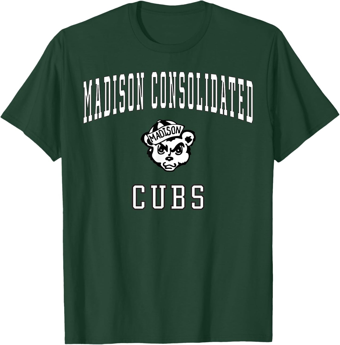Madison Consolidated High School Cubs C1 T-Shirt - T-Shirt | Forest