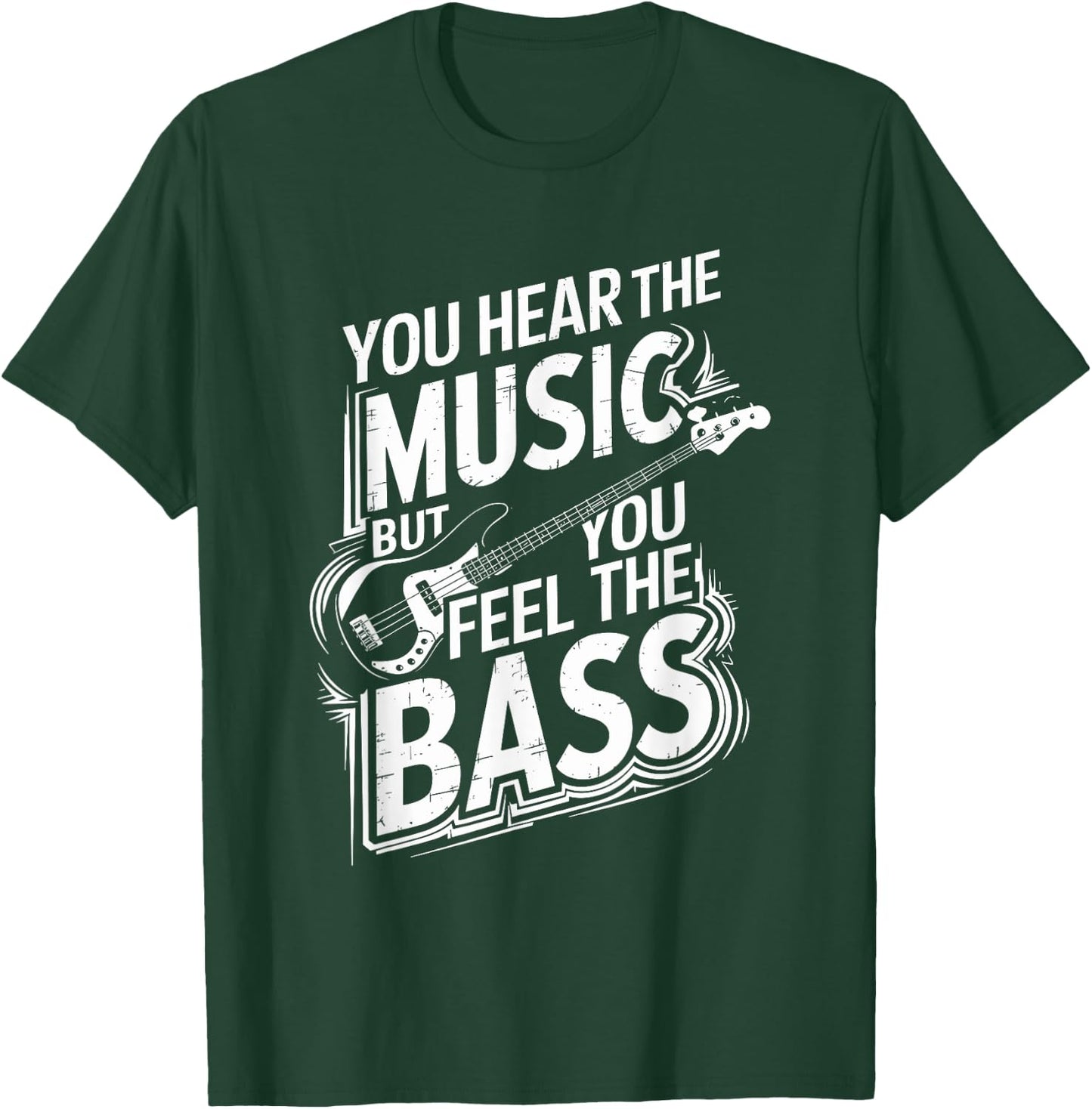 Bass Guitar Musician for Bass Player Bassist T-Shirt - T-Shirt | Forest