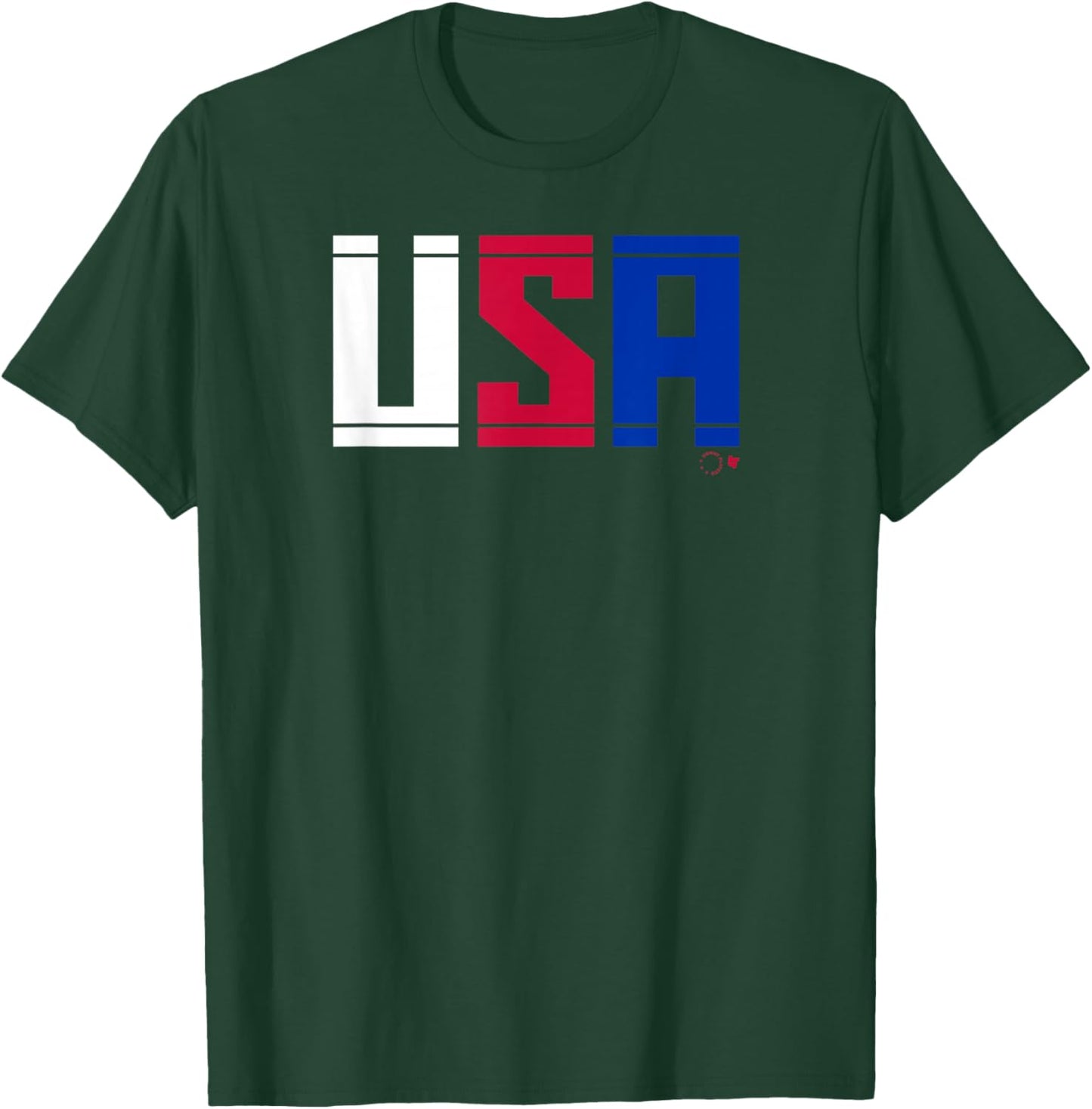 Lindsey Horan Name & Number on Back - USWNT Soccer USA T-Shirt - T-Shirt | Forest