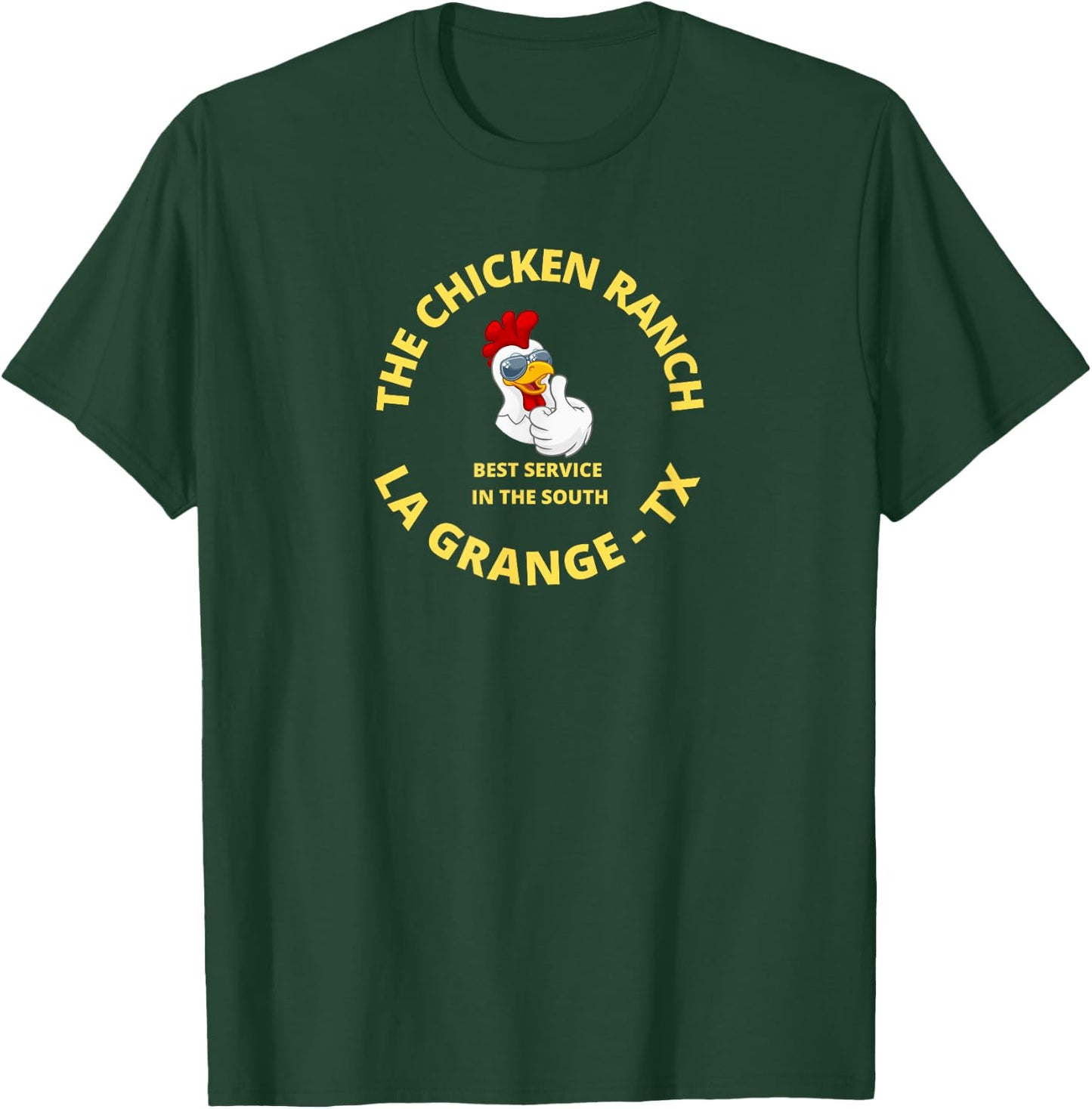 Chicken Ranch La Grange Texas T-Shirt - T-Shirt | Forest