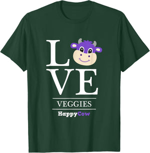 HappyCow LOVE 2023 T-Shirt - T-Shirt | Forest