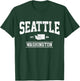 Seattle Washington Est. 1851 State Map Souvenir Gift T-Shirt - T-Shirt | Forest