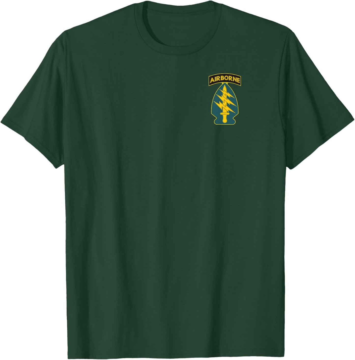 1st Special Forces US Army Green Beret Airborne SF Veteran T-Shirt - T-Shirt | Forest