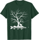 Graphic Tree Fishing Rod - Fish Northern Pike T-Shirt - T-Shirt | Forest