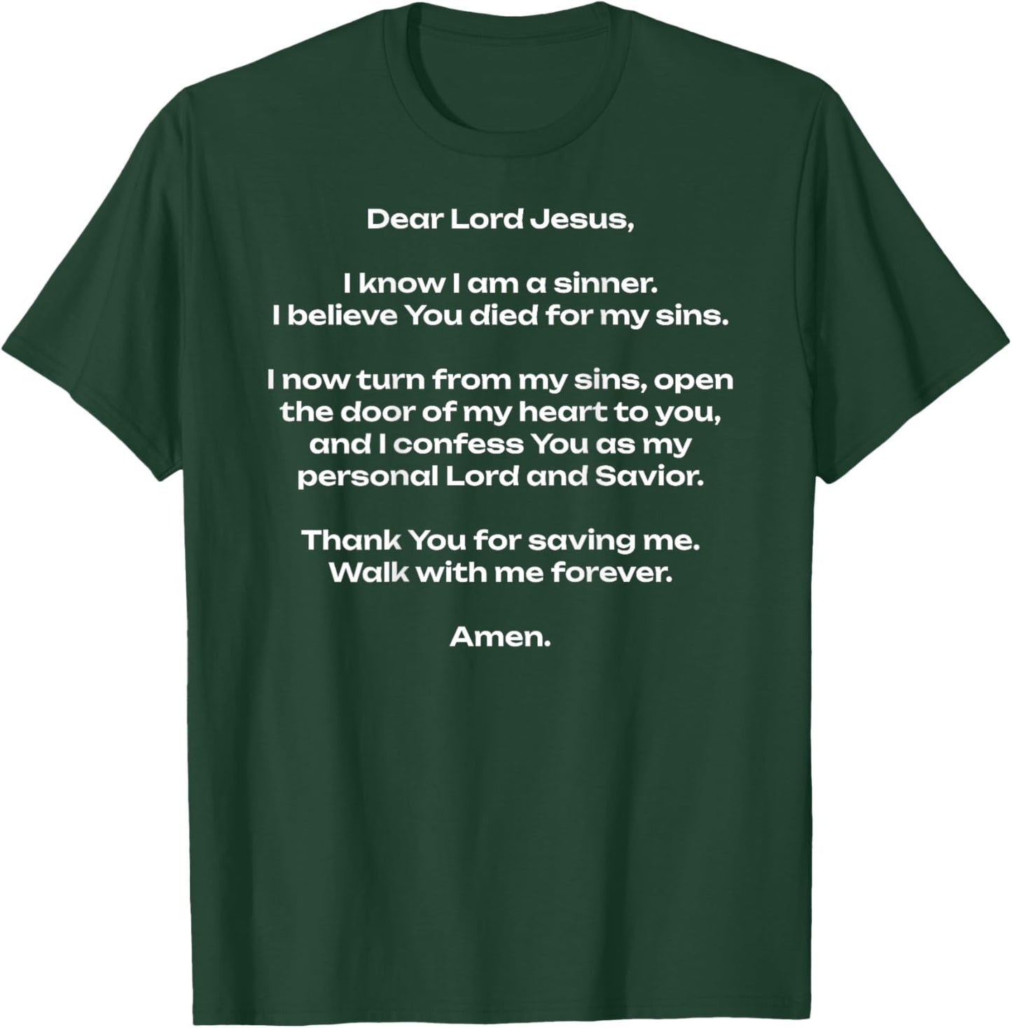 Christian Faith Praying Mom Women Bible Study Sinners Prayer T-Shirt - T-Shirt | Forest