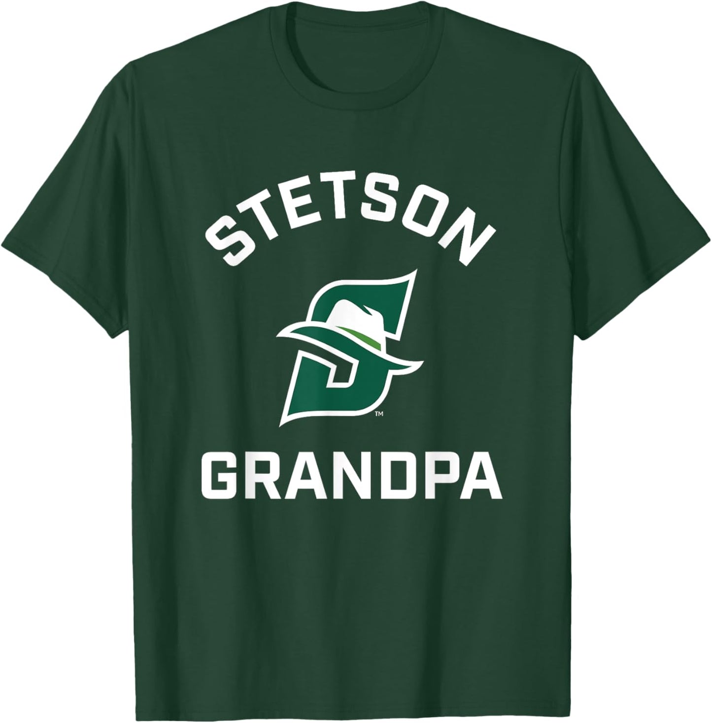Stetson University Hatters Arched Grandpa T-Shirt - T-Shirt | Forest