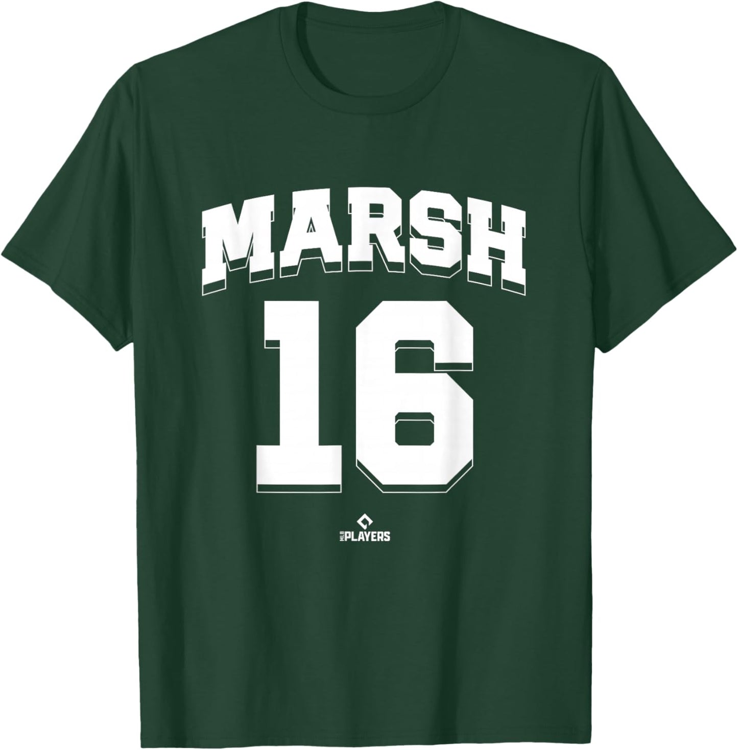 Brandon Marsh 16 Philadelphia MLBPA T-Shirt - T-Shirt | Forest