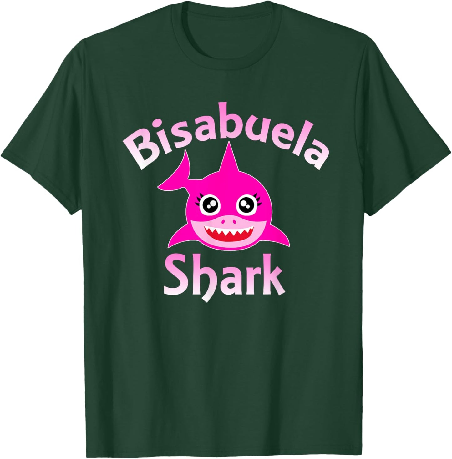 Bisabuela Shark Funny Spanish Great Grandma T-Shirt - T-Shirt | Forest