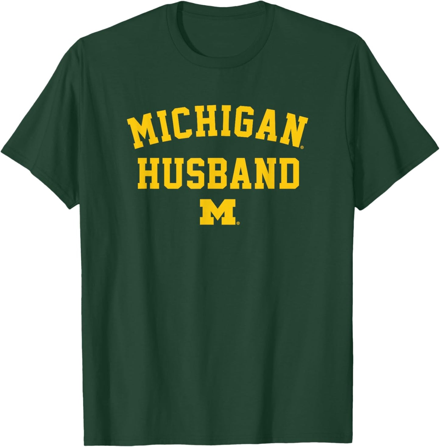 University of Michigan Wolverines Michigan Husband T-Shirt - T-Shirt | Forest