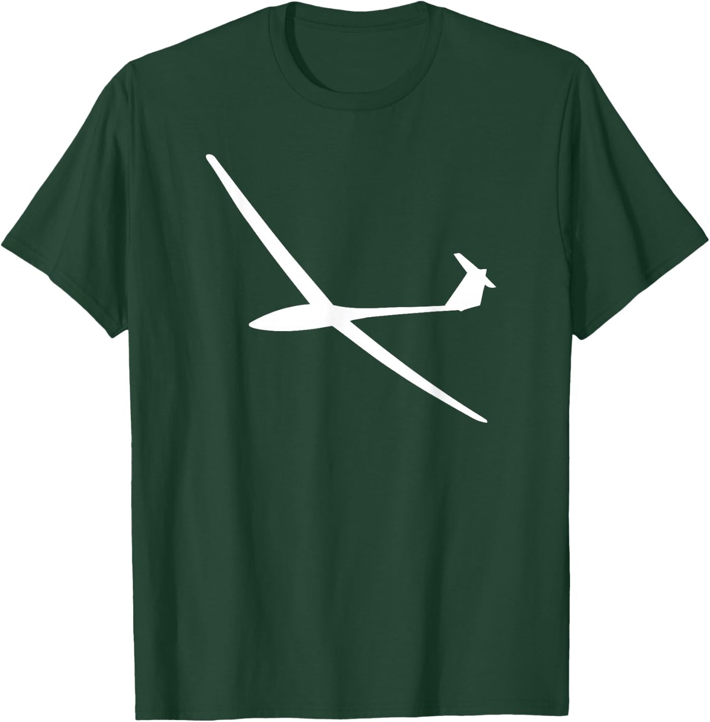 Glider Pilot Soaring Airplane Sailplane Aviation T-Shirt - T-Shirt | Forest