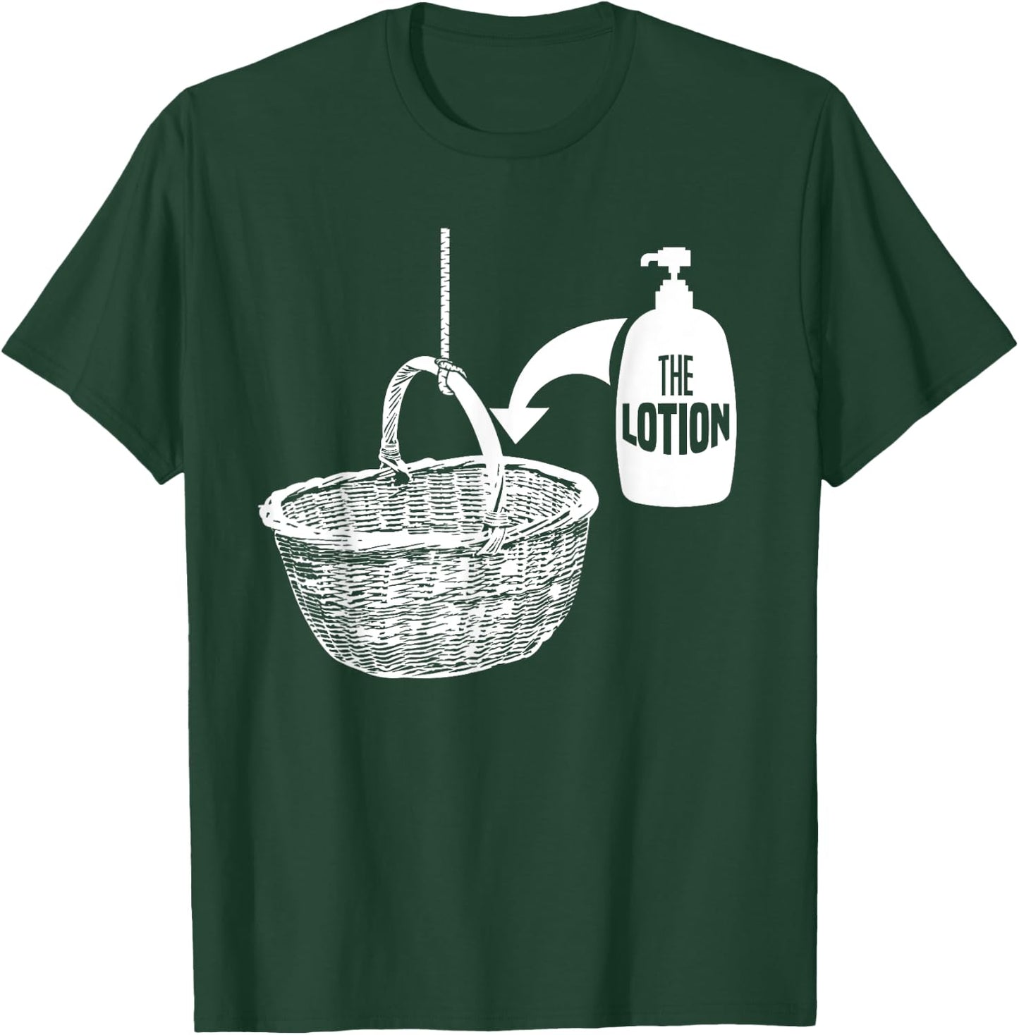 Put The Lotion in The Basket Creepy Halloween Torture T-Shirt - T-Shirt | Forest