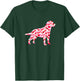 Labrador Retriever Love Heart Dog Valentine's Day Women Kids T-Shirt - T-Shirt | Forest