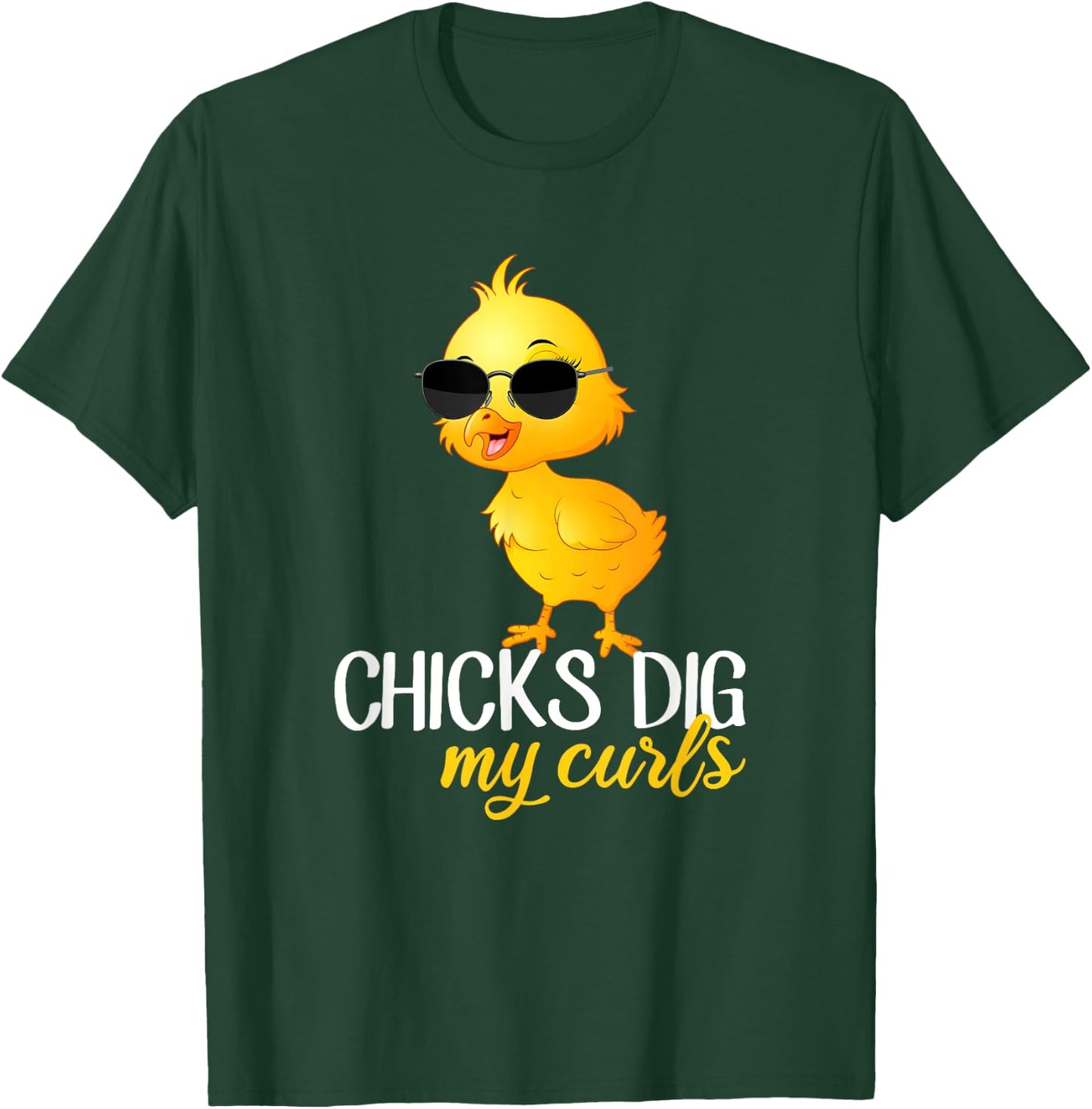 Chicks dig my curls, hair toddler T-Shirt - T-Shirt | Forest
