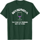 Novinophobia Wine Glass T-Shirt - T-Shirt | Forest