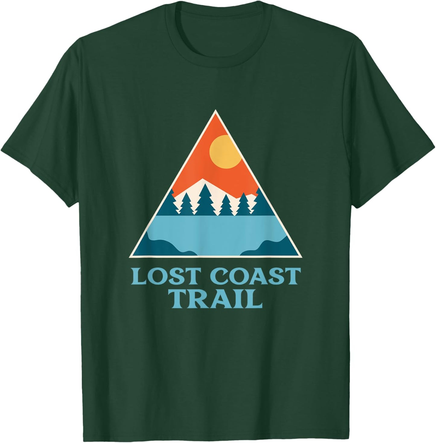 LOST COAST TRAIL California Hiking Souvenir T-Shirt - T-Shirt | Forest