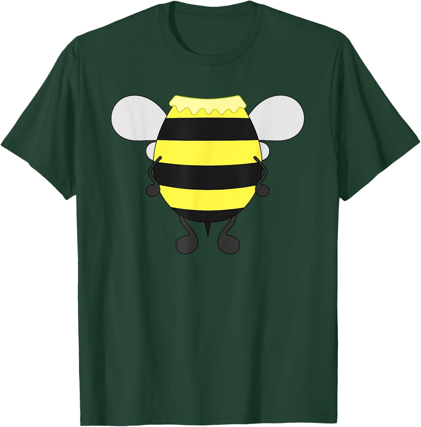 Funny Bee Costume Easy - Honeybee Halloween Cheap Gift Small T-Shirt - T-Shirt | Forest