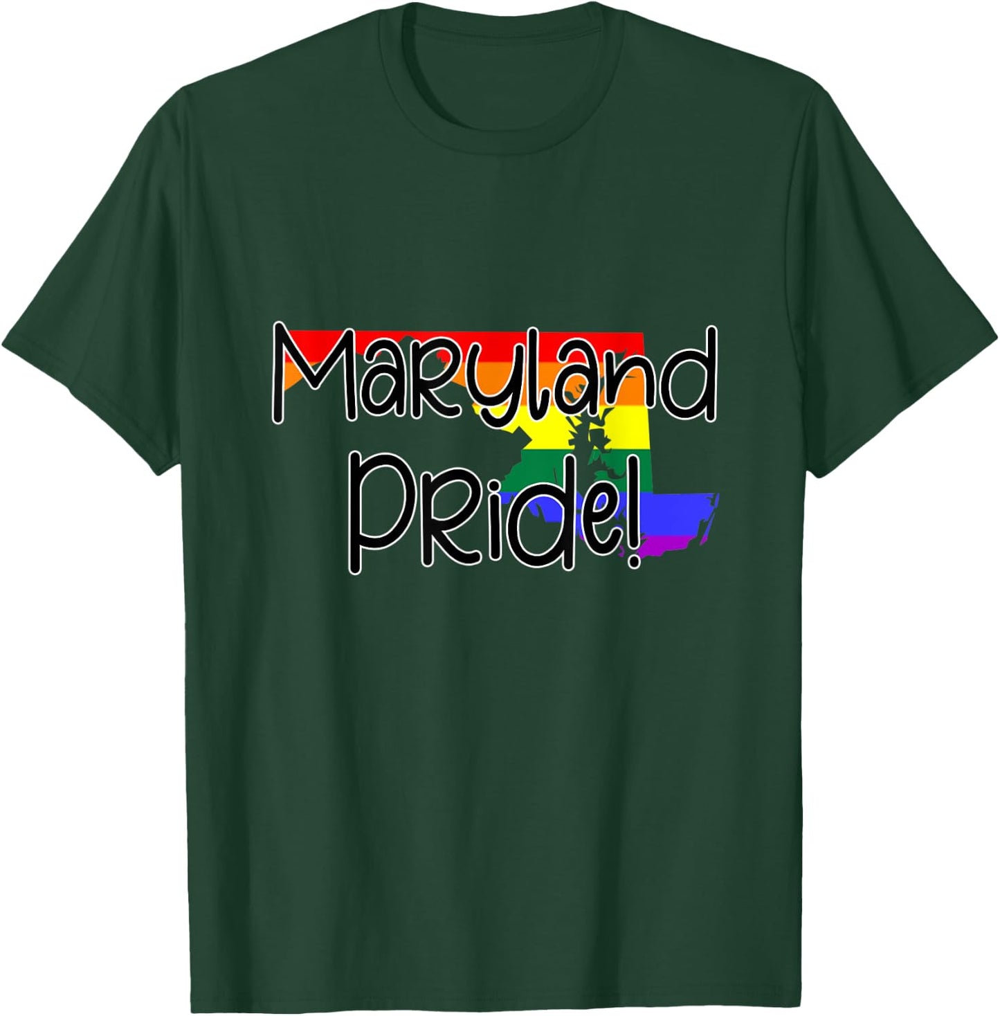 Maryland Gay Pride T-Shirt - T-Shirt | Forest
