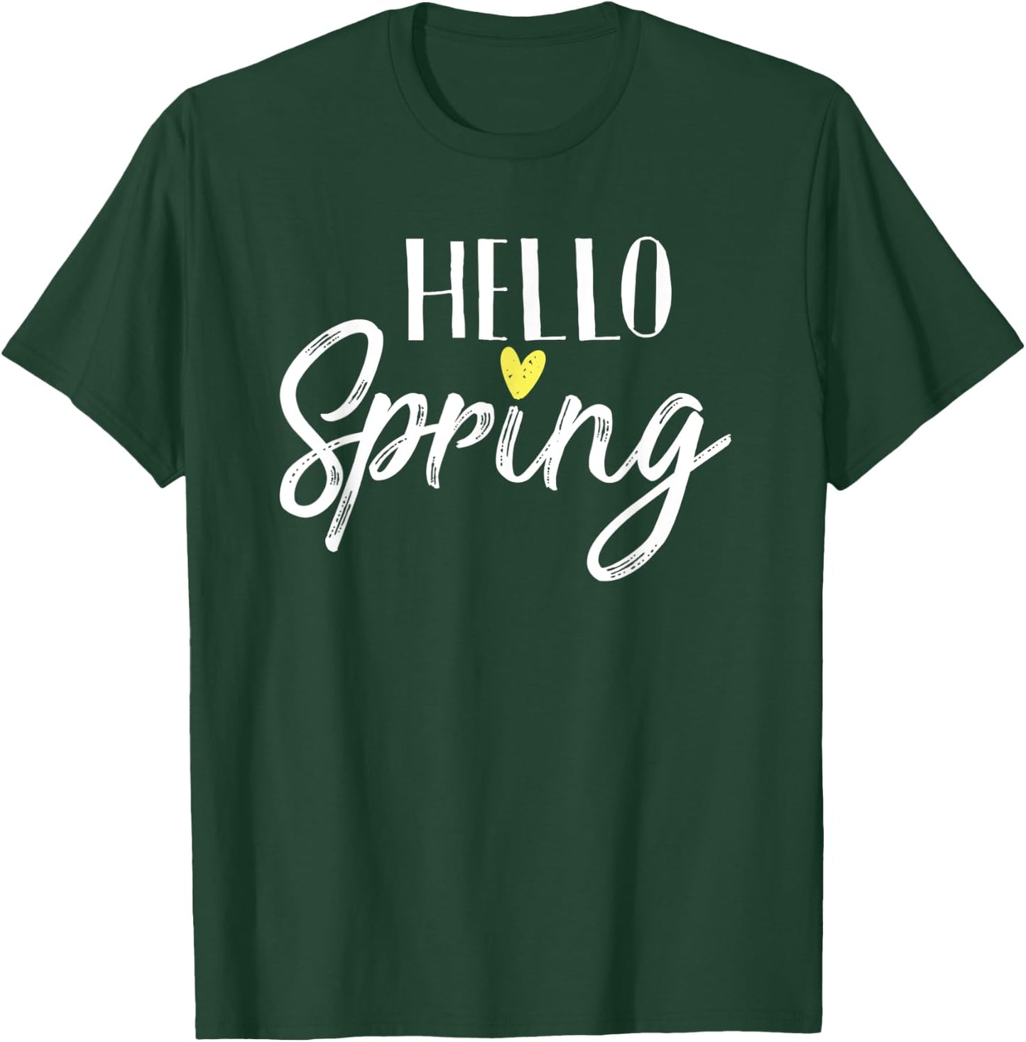 hello spring inspirational summer break vacation saying Women T-Shirt - T-Shirt | Forest