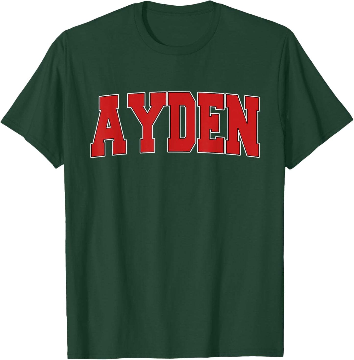 AYDEN NC NORTH CAROLINA Varsity Style USA Vintage Sports T-Shirt - T-Shirt | Forest