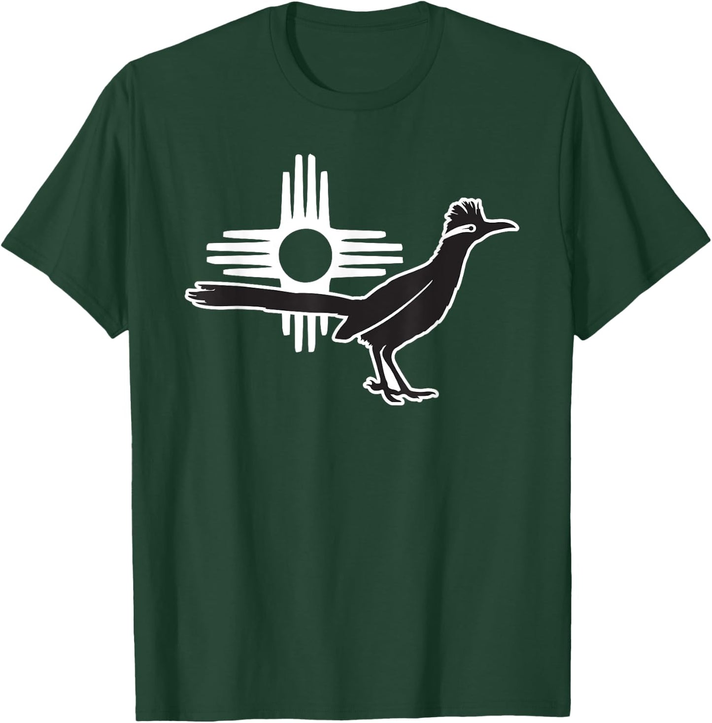 Roadrunner Zia: Bird Symbol of New Mexico and Southwest T-Shirt - T-Shirt | Forest